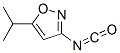 Isoxazole, 3-isocyanato-5-(1-methylethyl)- (9CI) Structure