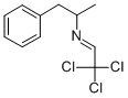 α-Methyl-N-(2,2,2-trichloroethylidene)benzeneethanamine Struktur