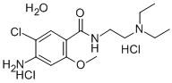 METOCLOPR酰胺 二盐酸盐 单水合物,5581-45-3,结构式