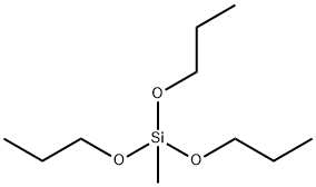 メチルトリプロポキシシラン 化学構造式