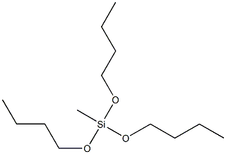 トリブトキシ(メチル)シラン 化学構造式