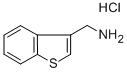 1-BENZOTHIOPHEN-3-YLMETHYLAMINE HYDROCHLORIDE,55810-74-7,结构式