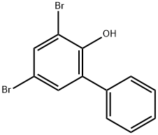 2,4-DIBROMO-6-PHENYLPHENOL Structure