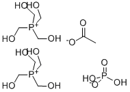 TETRAKIS(HYDROXYMETHYL)PHOSPHONIUMACETATE/PHOSPHATE Structure