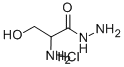 DL-丝氨酰肼盐酸盐, 55819-71-1, 结构式