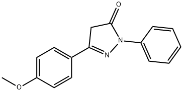 3 - (4 - 甲氧基苯基)-1 - 苯基- 1H -吡唑-5 - 醇,55828-88-1,结构式