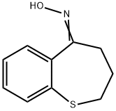 3,4-dihydro-1-benzothiepin-5(2H)-one oxime Struktur