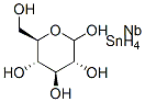 コルンビアネチン β-D-グルコピラノシド 化学構造式