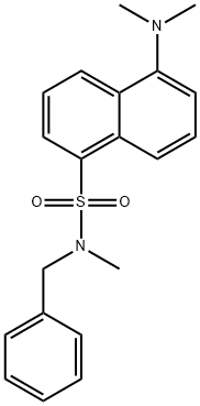 5-Dimethylamino-N-benzyl-N-methyl-1-naphthalenesulfonamide 结构式