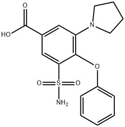 ピレタニド 化学構造式
