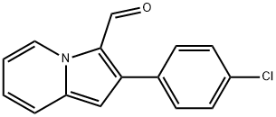 2-(4-Chlorophenyl)indolizine-3-carboxaldehyde Structure
