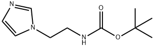 Carbamic acid, [2-(1H-imidazol-1-yl)ethyl]-, 1,1-dimethylethyl ester (9CI) 结构式