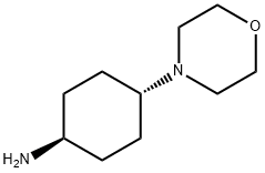反式-1-氨基-4-(吗啡啉-4-基)-环己烷盐酸盐,558442-97-0,结构式