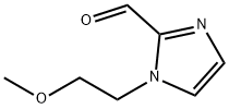 1-(2-メトキシエチル)-1H-イミダゾール-2-カルブアルデヒド 化学構造式