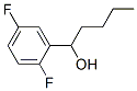 Benzenemethanol, -alpha--butyl-2,5-difluoro- (9CI) Struktur