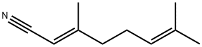 (E)-3,7-Dimethyl-2,6-octadienenitrile Structure