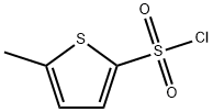 5-メチル-チオフェン-2-スルホニルクロリド 化学構造式