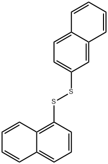 ビス(2-ナフチル)ペルスルフィド 化学構造式