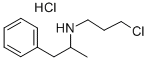 N-(3-chloropropyl)-alpha-methylphenethylamine hydrochloride Structure
