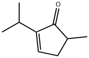 2-Isopropyl-5-methyl-2-cyclopentene-1-one 结构式