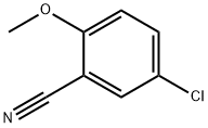 5-クロロ-2-メトキシベンゾニトリル 化学構造式