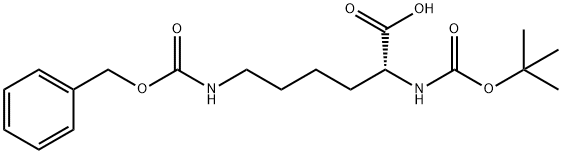 BOC-D-LYS(Z)-OH Structure