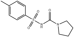 N-甲苯磺酰基吡咯烷-1-甲酰胺,5588-38-5,结构式