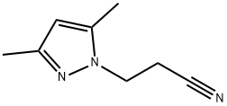 3-(3,5-DIMETHYL-1H-PYRAZOL-1-YL)PROPANENITRILE Struktur