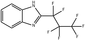 2-(HEPTAFLUOROPROPYL)BENZIMIDAZOLE Struktur