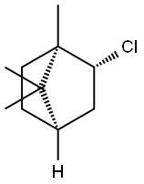 rel-(1R*,2α*,4α*)-1,7,7-トリメチル-2-クロロビシクロ[2.2.1]ヘプタン 化学構造式