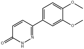 6-(3,4-二甲氧基苯基)哒嗪-3-醇, 55901-95-6, 结构式