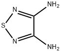 3,4-Diamino-1,2,5-thiadiazole Structure