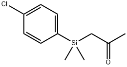 (p-Chlorophenyl)-acetonyl-dimethylsilane Structure