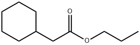 シクロヘキサン酢酸プロピル 化学構造式