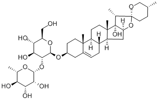 重楼皂苷 VI, 55916-51-3, 结构式