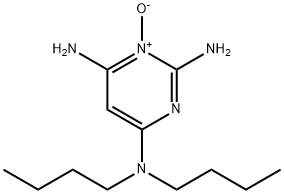 4-(ジブチルアミノ)-2,6-ピリミジンジアミン1-オキシド 化学構造式