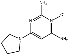 ピロリジニルジアミノピリミジンオキシド 化学構造式