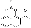 1-(1-(DIFLUOROBORYL)OXY-3,4-DIHYDRO-NAPHTHALEN-2-YL)-ETHANONE INNER COMPLEX Struktur