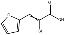 2-mercapto-3-furan-2-ylpropenoic acid Struktur