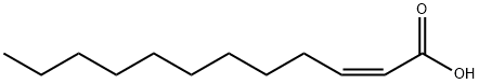 (2Z)-2-Dodecenoic acid Structure