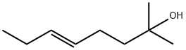 (E)-2-メチル-5-オクテン-2-オール 化学構造式