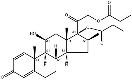 倍他米松二丙酸酯 结构式