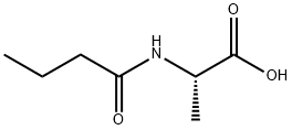 2-丁酰基氨基丙酸,55930-29-5,结构式