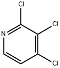 2,3,4-トリクロロピリジン 化学構造式