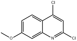 2,4-二氯-7-甲氧基喹啉 结构式