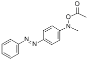N-Acetoxy-N-methyl-4-(phenylazo)benzenamine Struktur