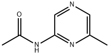 N-(6-メチルピラジン-2-イル)アセトアミド 化学構造式