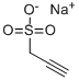 2-プロピン-1-スルホン酸ナトリウム 化学構造式