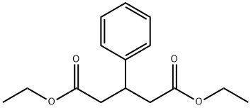 Pentanedioic acid, 3-phenyl-, diethyl ester Struktur