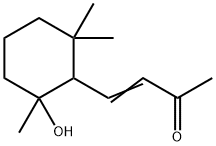 4-(2,6,6-トリメチル-2-ヒドロキシシクロヘキシル)-3-ブテン-2-オン 化学構造式